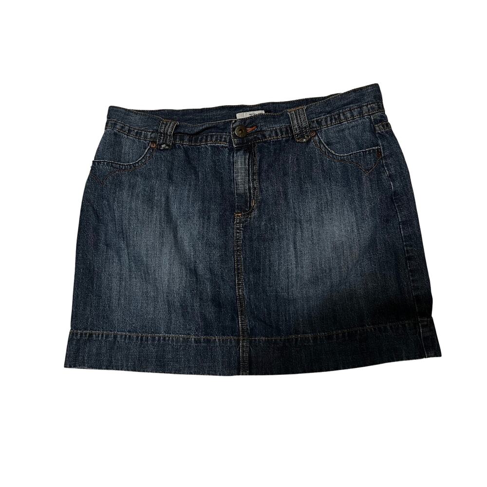 TINT Jeans Demin Skirt With Pockets On The Back Size 14